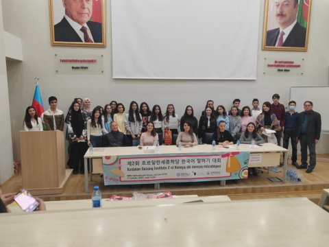 BMU tələbələri Koreya dili danışıq müsabiqəsində uğur qazanıblar  