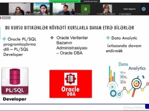 UNEC-də “SQL INTRODUCTION” mövzusunda təlim keçirilib