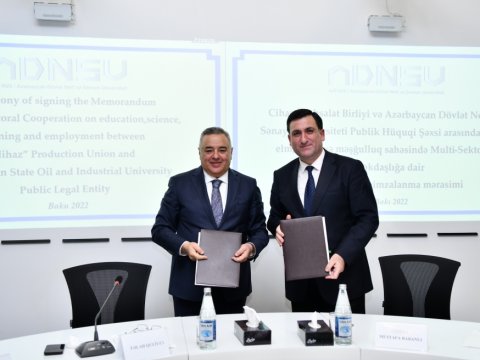 ADNSU və “Cihaz” İstehsalat Birliyi əməkdaşlığa başlayır