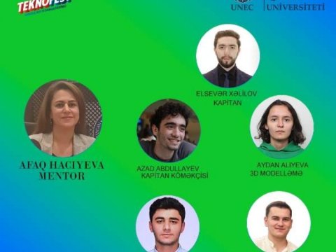 UNEC-in 5 komandası “Texnofest-2023”ün II mərhələsinə vəsiqə qazanıb