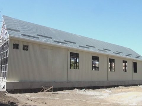 Cəlilabadda qəzalı məktəb üçün yeni modul tipli bina tikilir