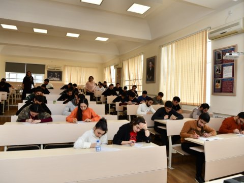 ADNSU-da imtahan prosesini izlənilib.