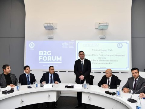 ADNSU ilə “Caspian Energy Club” arasında Memorandum imzalanıb