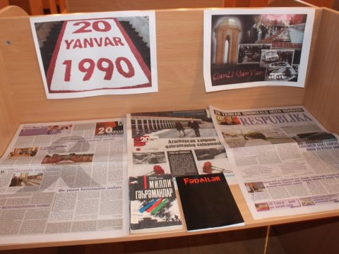 20 Yanvar- Ümumxalq Hüzn Gününə həsr olunmuş guşələr yaradılıb