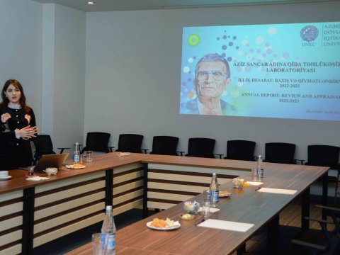 Aziz Sancar adına Qida Təhlükəsizliyi Laboratoriyasının fəaliyyəti ilə bağlı təqdimat keçirilib.
