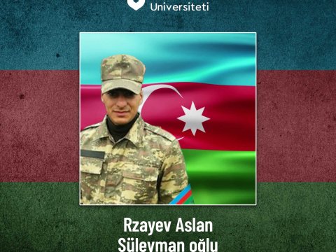 AzTU-nun tələbəsi, şəhid Aslan Rzayevin doğum günüdür