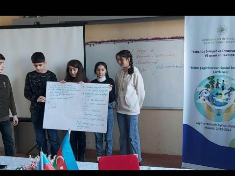 Şagirdlərdən maraqlı startaplar – Bölgə məktəbində çox vacib layihə-FOTOLAR