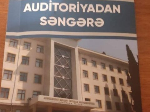 UNEC-in Zaqatala filialının şəhid və döyüşçü tələbələrinə həsr olunan kitabın təqdimatı olub