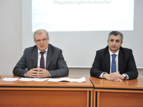 BMU-da ECAR layihəsi çərçivəsində Belçikada keçirilən təlimlə bağlı məlumatlandırma tədbiri
