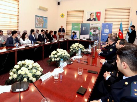 Gömrük Akademiyasında qış kampının açılış mərasimi keçirilib