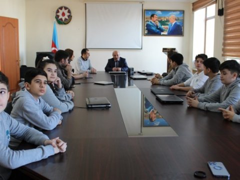 Məktəblilər Coğrafiya İnstitutu ilə tanış olublar  