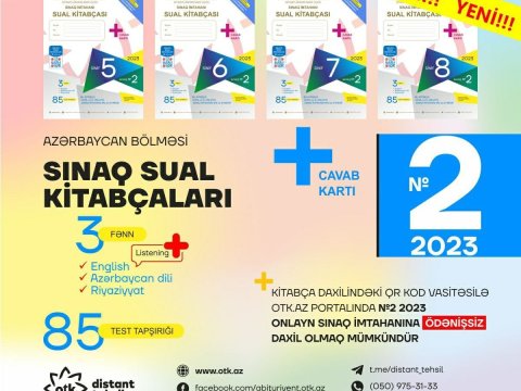 DİM yeni sual kitabçaları dərc edib