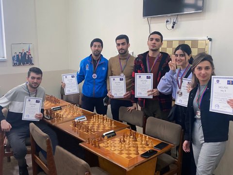 Tələbələr XV Respublika Universiadasında II yerin qalibi olub