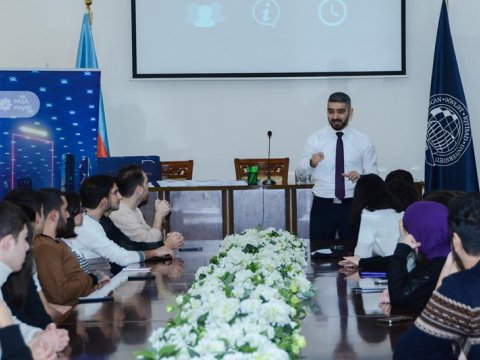 PAŞA Həyat Sığorta UNEC tələbələrinı infosessiya keçirib