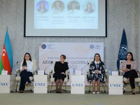 “Azərbaycan qadınlarının gücü” - UNEC-də tədbir