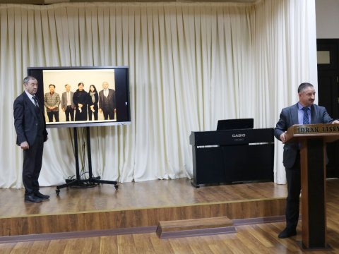 BMU İdrak liseyinin şagirdləri arasında görüş keçirib