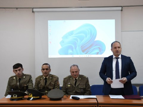 BMU-da fövqəladə hallar ilə bağlı təlim təşkil olunub