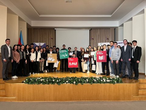 Tələbələr BMT-nin dayanıqlı inkişaf məqsədlərini müzakirə ediblər