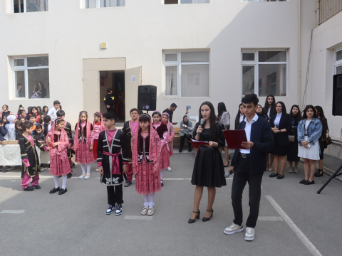 Mingəçevirdə tələbə və şagirdlər bayramı birgə qeyd ediblər