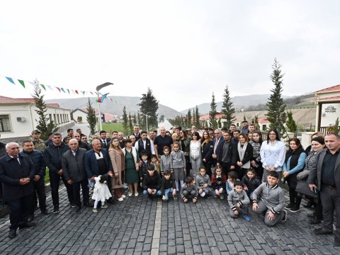 Talış kəndində 78 şagird yerlik məktəb binası tikilib