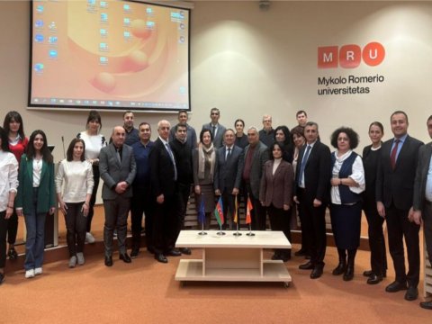 BMU-nun prorektorları Litvada olublar
