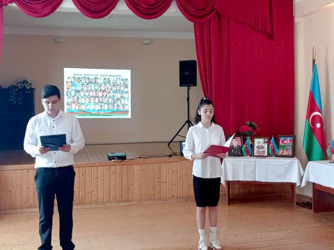 Məktəblər Aprel döyüşlərinin 7-ci ildönümünü qeyd edib