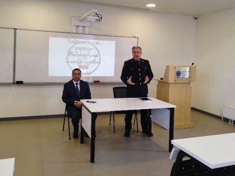Tələbələr narkomaniyaya qarşı maarifləndirildilər