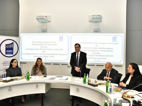 ADNSU ilə AQSİA İctimai Birliyi arasında memorandum imzalanıb