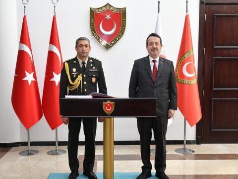 Hərbi təhsil sahəsində əməkdaşlıq müzakirə edildi 