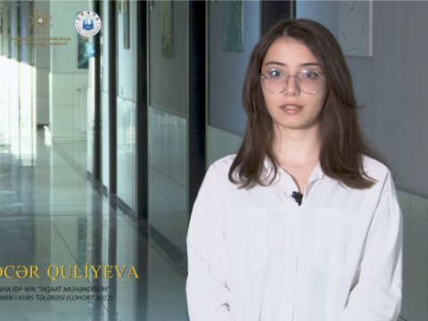 “Abituriyentlərə məsləhətim odur ki, tərəddüdsüz BMU-İNHA İDP-ni seçə bilərlər”