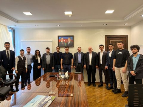 Abşeron Logistika Mərkəzində tələbələrlə görüş keçirilib