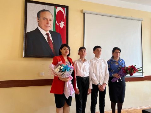 Balakən məktəbində olimpiada qalibləri mükafatlandirılıb