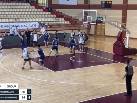 AzTU basketbol komandası Özbəkistan təmsilçilərinə qalib gəlib