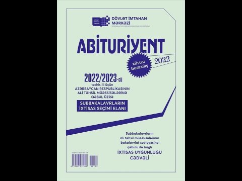 Subbakalavr ixtisaslarının uyğunluq cədvəli nəyə əsasən tərtib olunur?