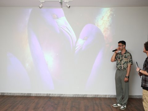 AzMİU tələbəsinin sərgisi açılıb
