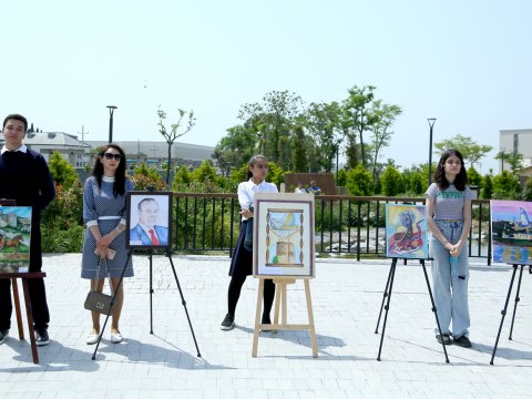 Rəsm müsabiqəsinin qalibləri mükafatlandırılıb