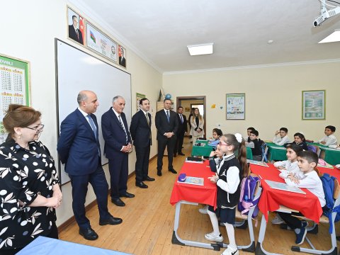 Nazir İsmayıllı şəhəri 6 nömrəli məktəbdə olub