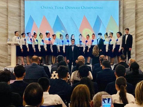 Ortaq Türk Dünyası Olimpiadasının qalibləri mükafatlandırılır
