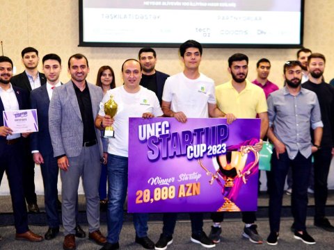 “UNEC Startup Cup” yarışının qalibi 20 min manat qazandı!