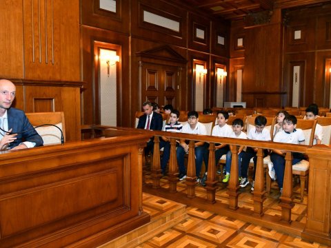 Ali Məhkəmədə şagirdlərlə görüş keçirilib