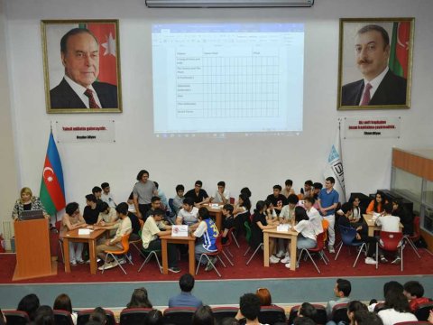 Tələbələr arasında bilik yarışı keçirilib