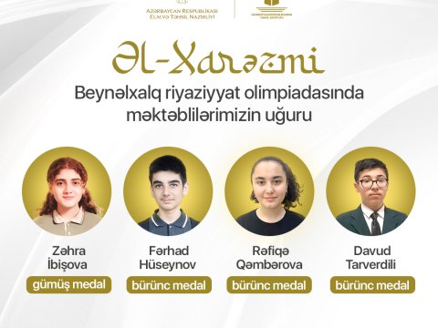 Məktəblilərimiz Beynəlxalq Riyaziyyat Olimpiadasında uğurla çıxış ediblər