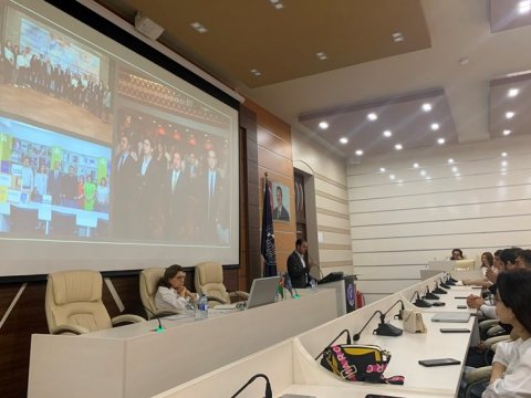 UNEC-in tələbə təşkilatlarının sədrləri hesabat verdilər