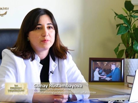 İlk “Prezident təqaüdçüləri”ndən oftalmoloq Günay Rüstəmbəyova - VİDEO