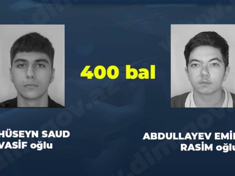 I qrup üzrə 2 nəfər 400 bal topladı - ADLAR