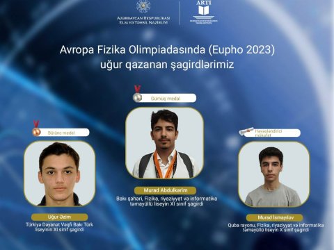 Bu şagirdlər Olimpiadada uğur qazanıb