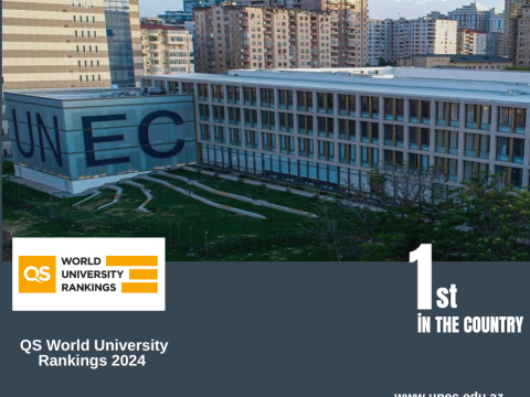 UNEC Dünya Universitetlər Reytinqində ölkə birincisi oldu