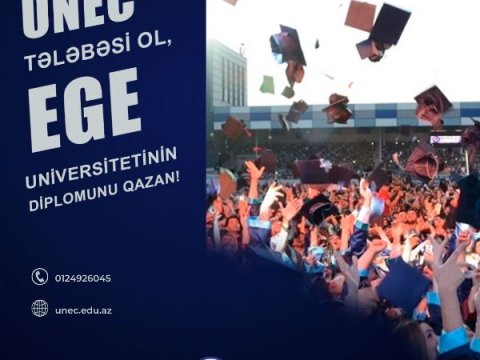 UNEC ilə Ege Universiteti arasında ikili diplom proqramına start verilib