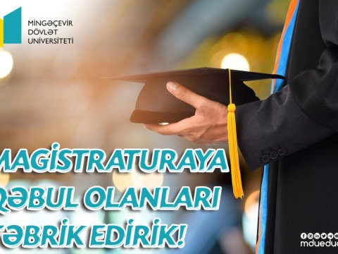 Rektor magistraturaya daxil olan tələbələri təbrik edib