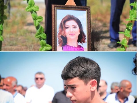 Natəvan Babayevanın yeganə oğlu Əşrəf - FOTO